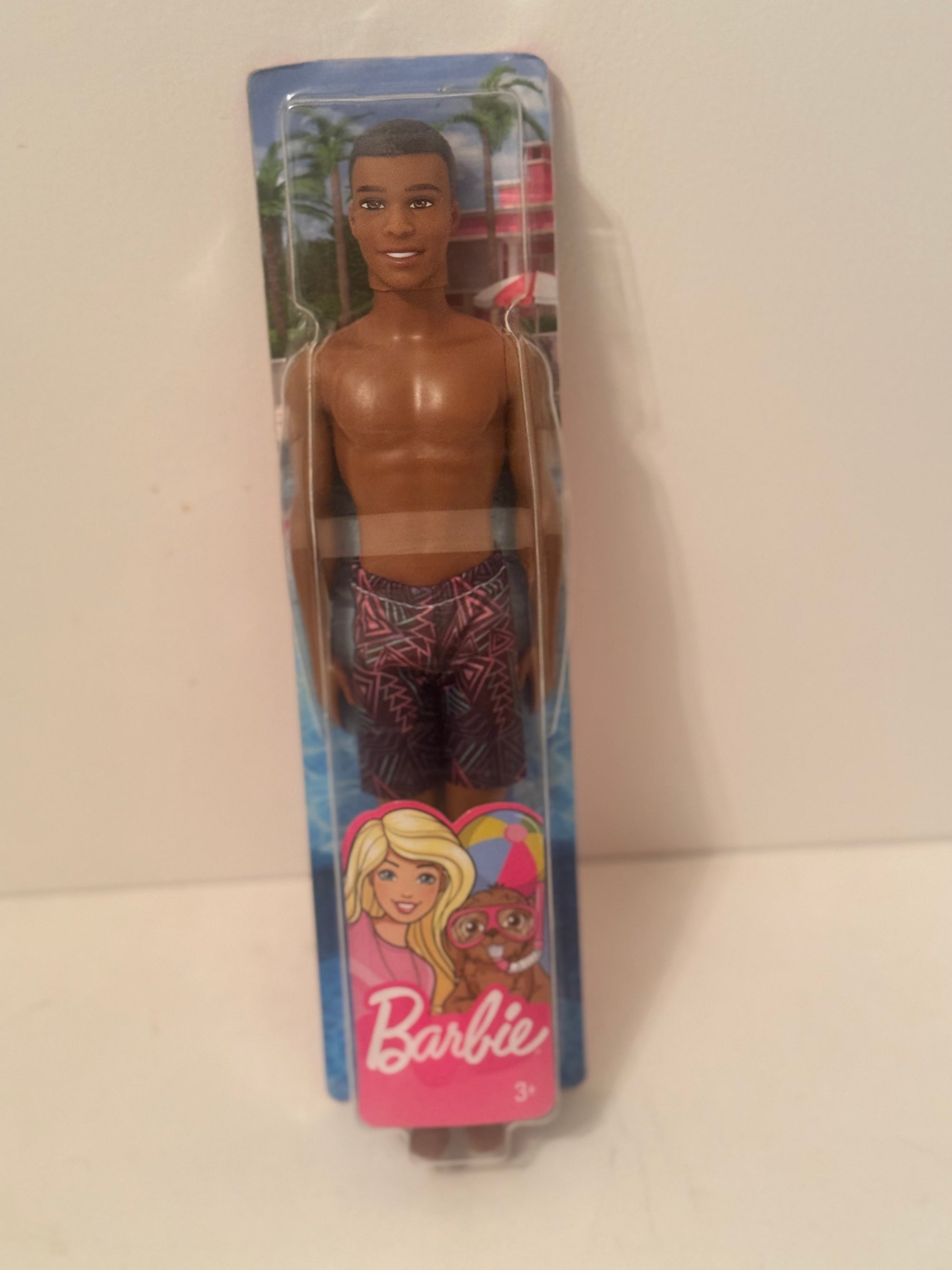 Barbie Ken Doll - Beach Adventure Series in Swim Trunks