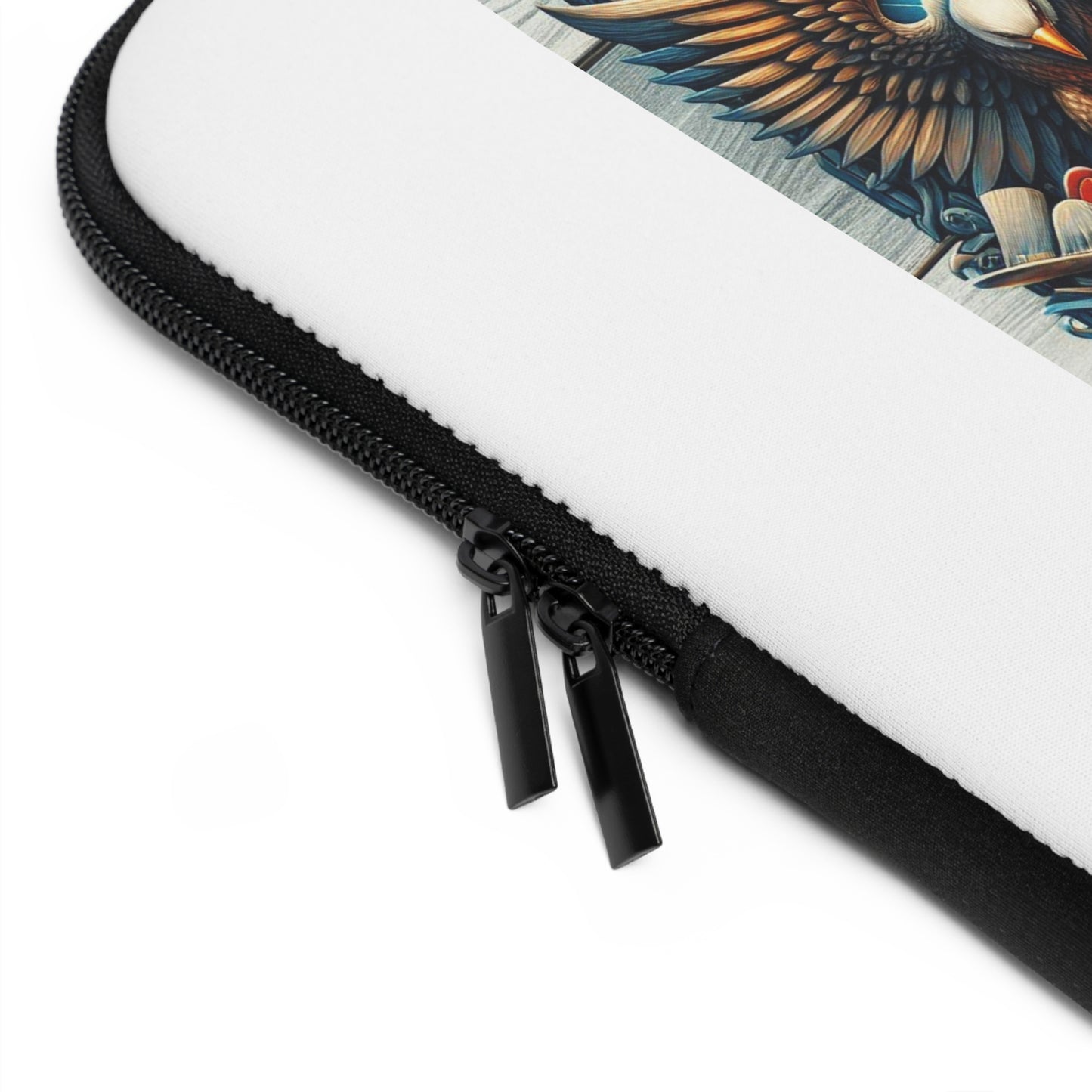 Patriotic Laptop Sleeve with Eagle and Lantern Design