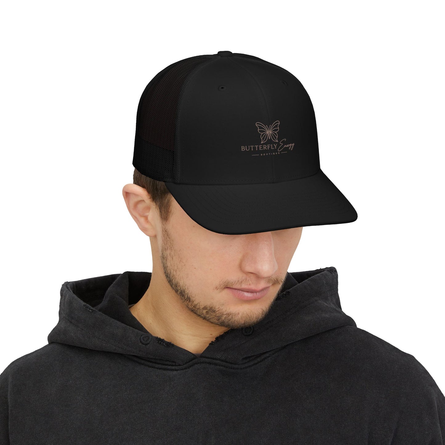 Butterfly Squad Trucker Cap – Embroidered Butterfly Logo Snapback