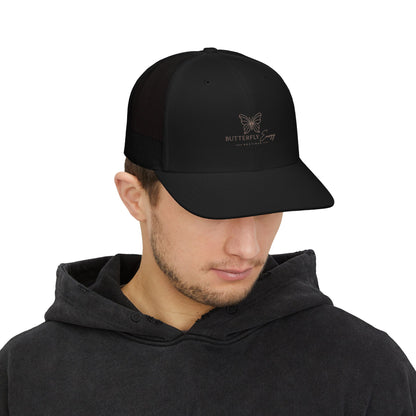 Butterfly Squad Trucker Cap – Embroidered Butterfly Logo Snapback