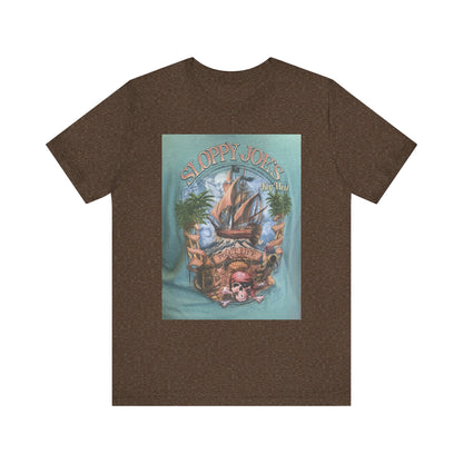 Unisex Sloppy Joe graphic t-shirt with humorous Key West design, great gift for chefs and foodie travelers