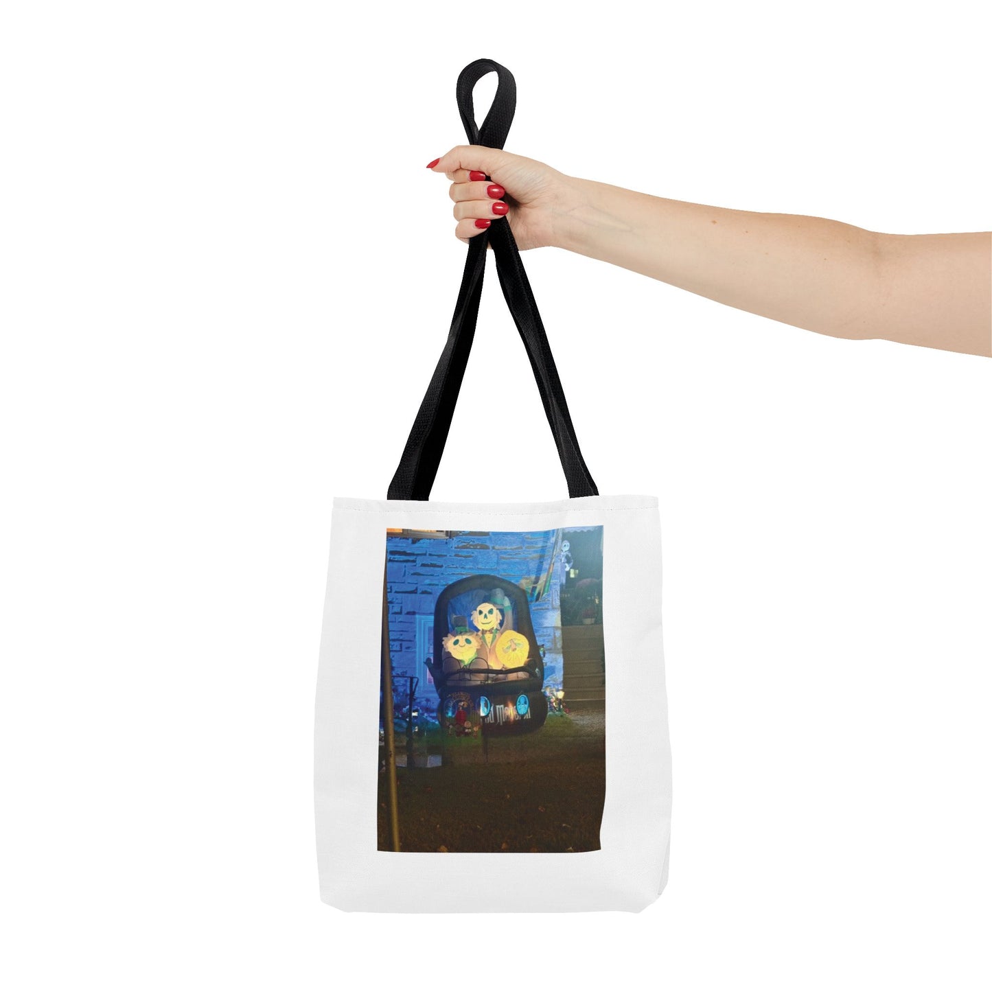 Haunted Mansion Hitchhiking Ghost inflatable halloweenTote Bag (AOP)