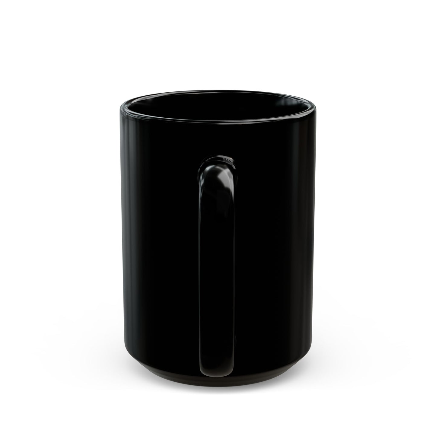 EveryMailBox Coffee Mug — Black Ceramic Cup with Bold Red Logo | 11oz & 15oz