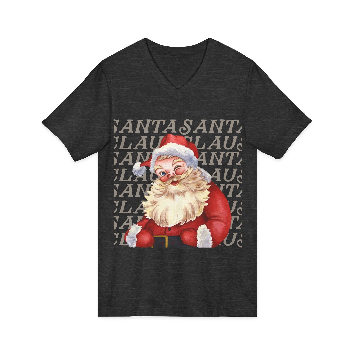 Unisex Jersey Short Sleeve V-Neck Tee