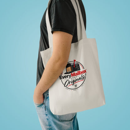 Cotton Tote Bag - Mailbox Graphic Reusable Shopping Bag