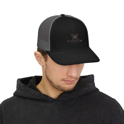 Butterfly Squad Trucker Cap – Embroidered Butterfly Logo Snapback