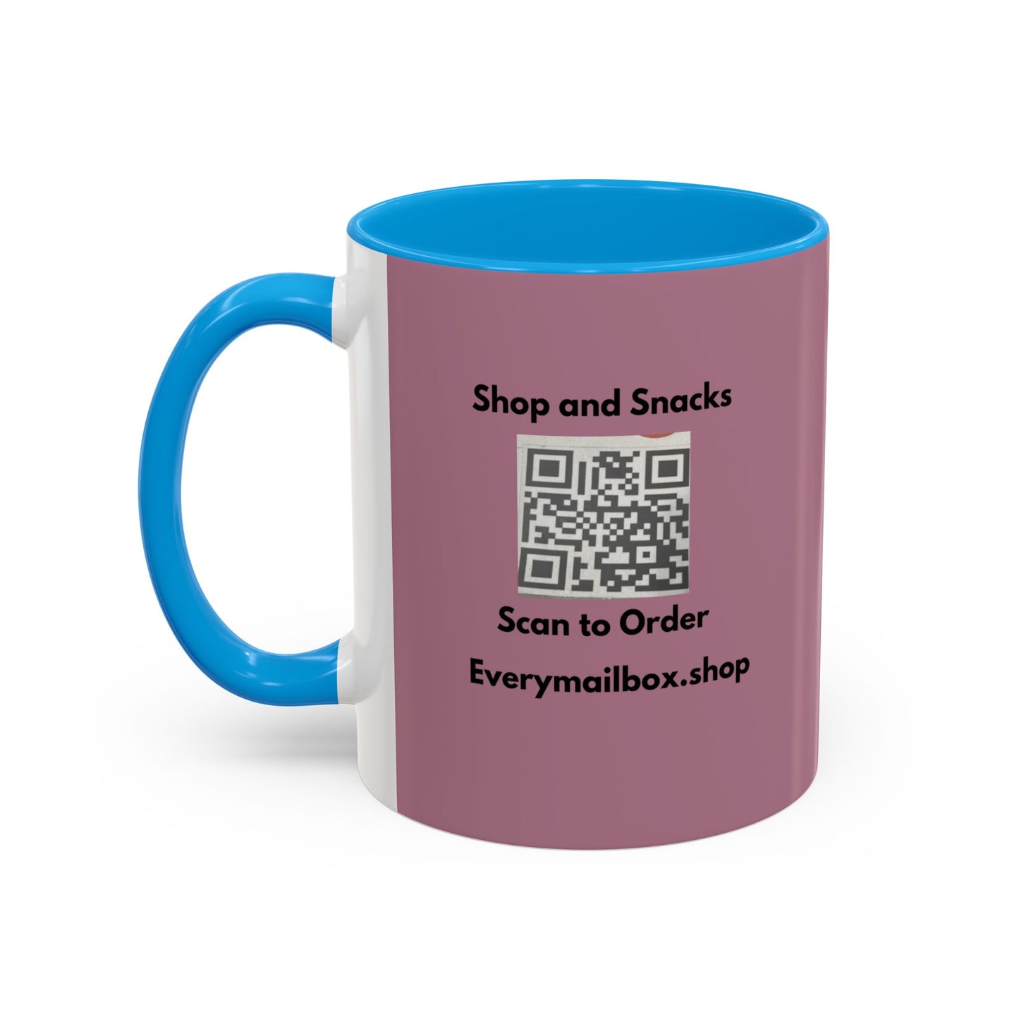 Shop & Snacks QR Code Coffee Mug | Custom Color 11oz & 15oz | Northeast Philly