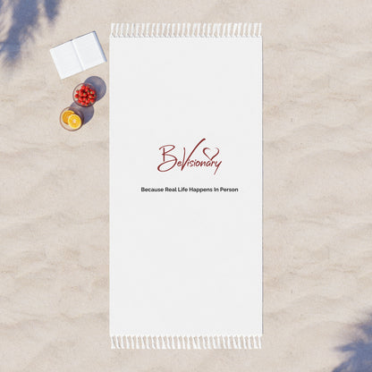 Calendar with 'Belf Visionary' logo on a textured surface