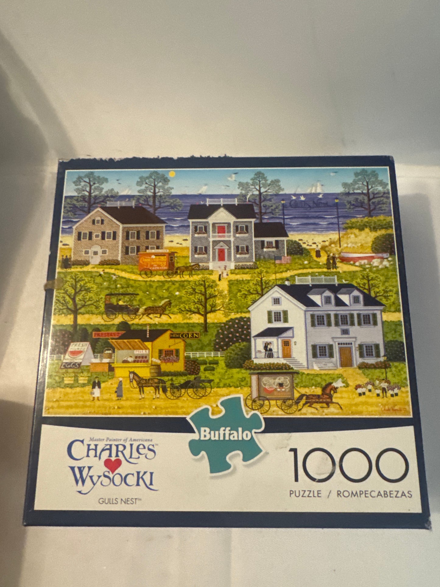 CHARLES Wysocki Buffalo 1000 puzzle piece gulls nest