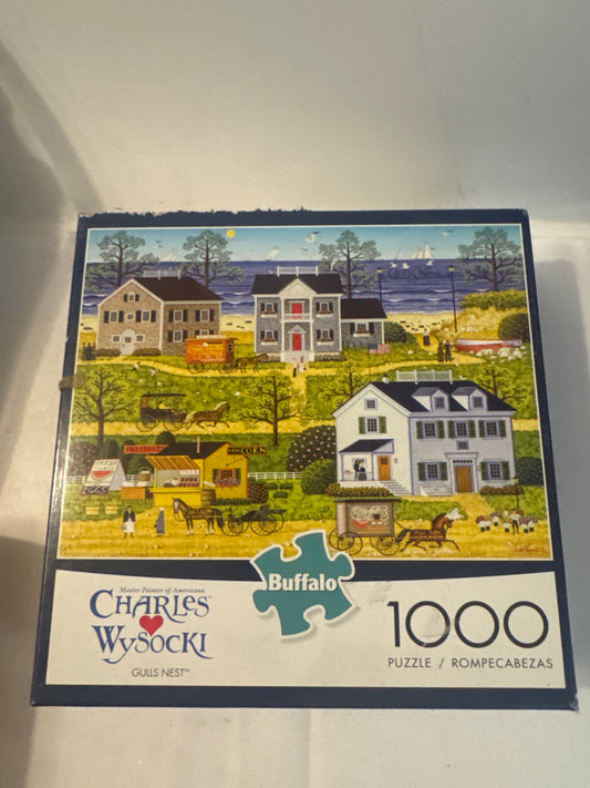 Charles Wysocki Gulls Nest 1000 Piece Jigsaw Puzzle – Buffalo Games