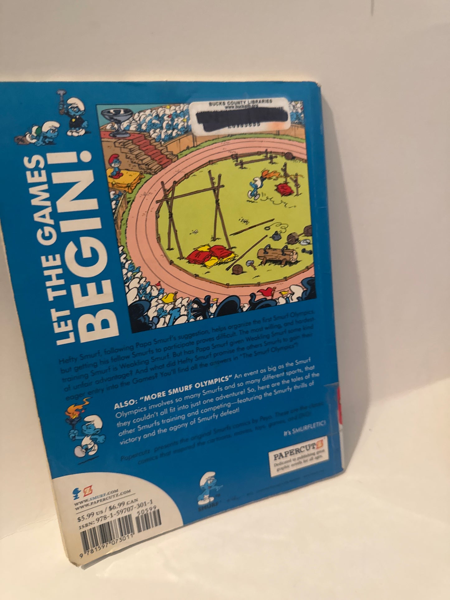 The Smurf Olympics Book Fun Kids Race Adventure