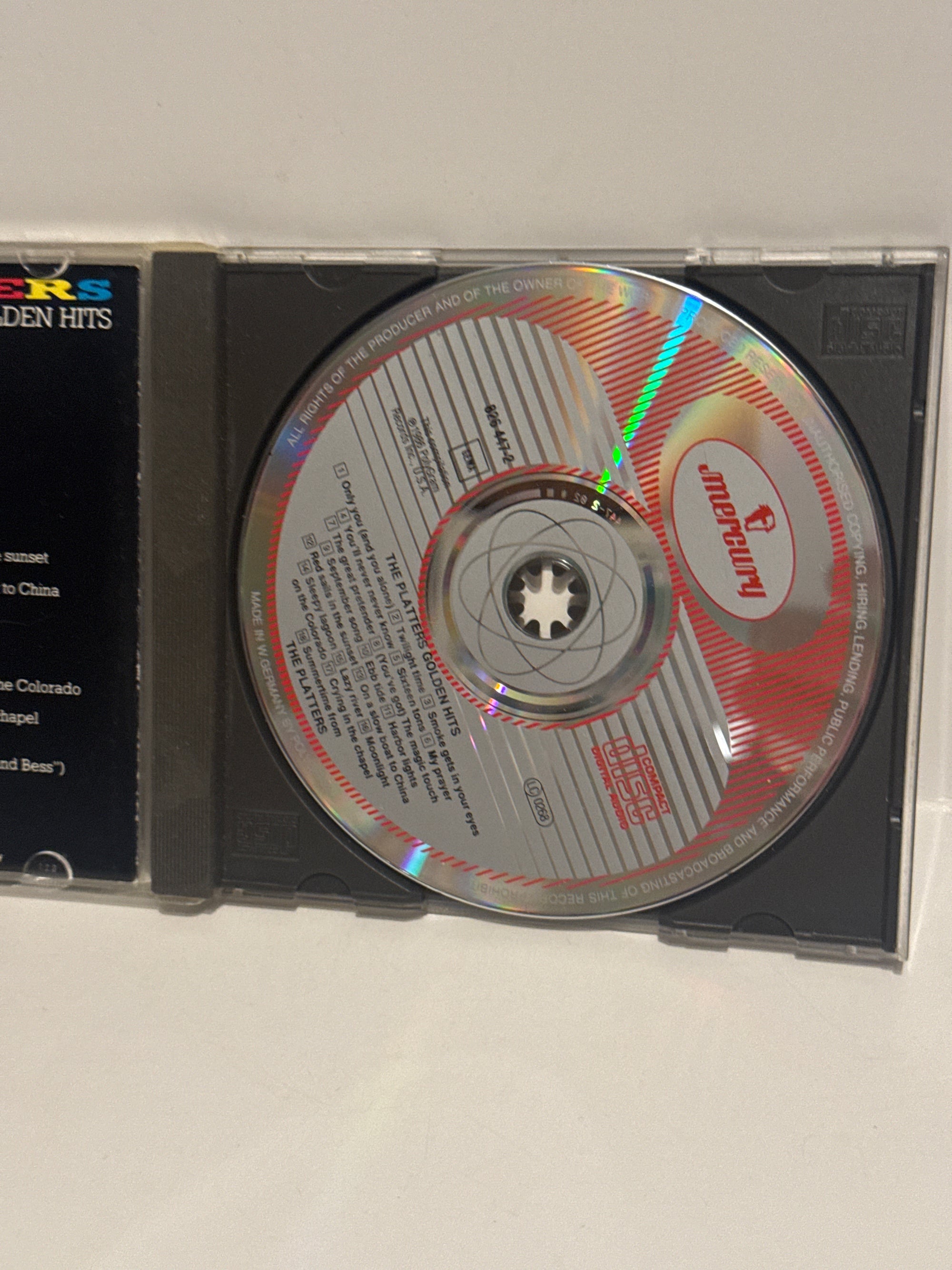 The Platters Golden Hits Music CD - Classic Collection for Music Lovers