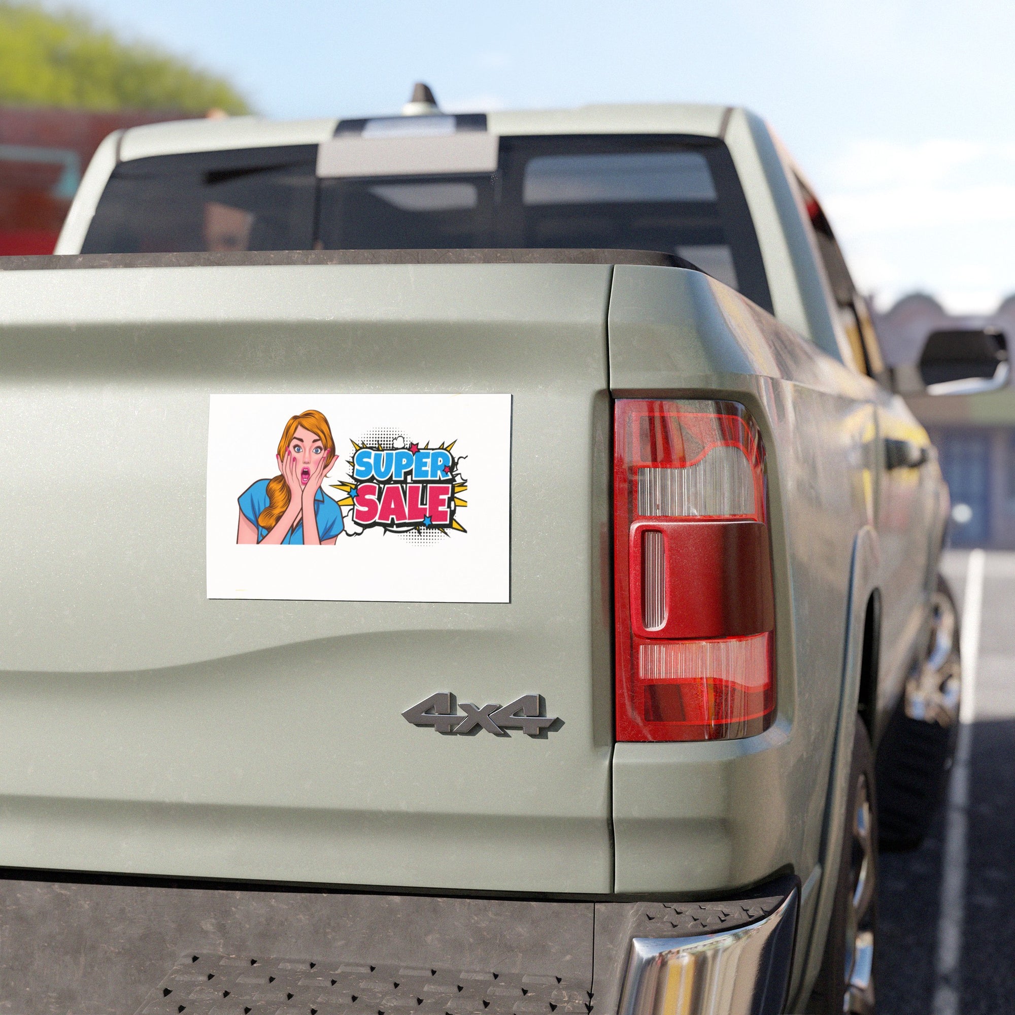 Woman super sale Car Magnets