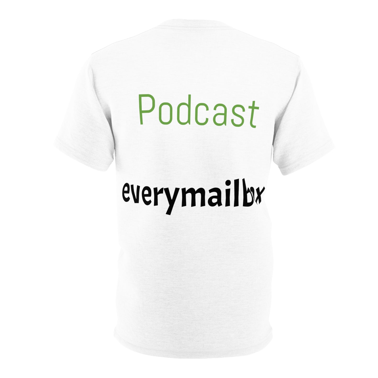 Unisex Cut & Sew Tee - everymailbox.talk Podcast Design