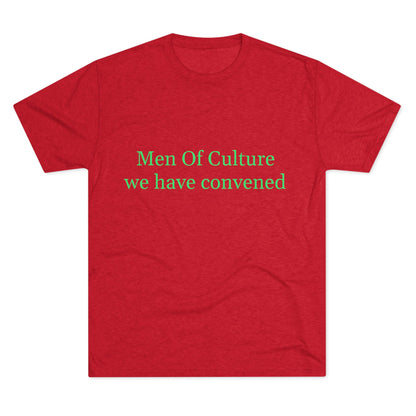 Men of Culture Tri‑Blend Tee with Fast Delivery