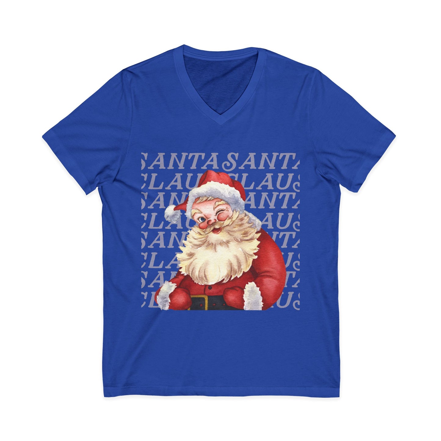 Unisex Jersey Short Sleeve V-Neck Tee