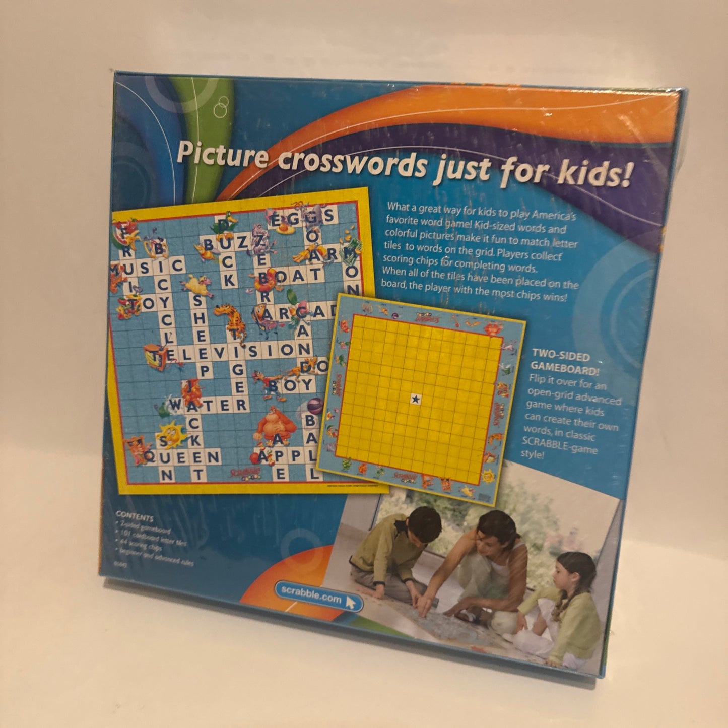 Scrabble Junior - Family Word Game, Ages 5+, 2-4 Players