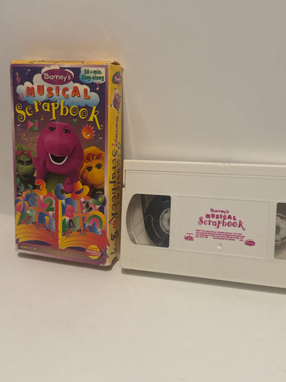 Barney's Musical Scrapbook" VHS – 50+ Min of Sing-Along Fun