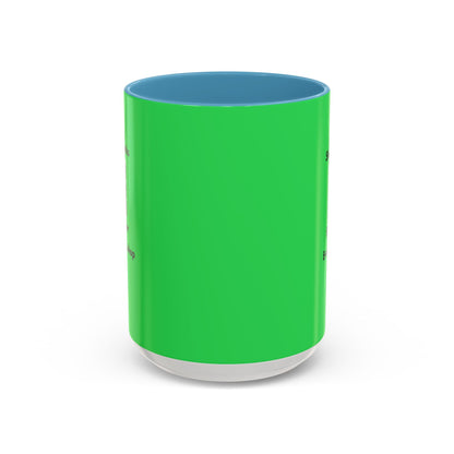 Accent Coffee Mug — 'Shop and Snacks' QR Code Promotional Coffee Mug (11/15 oz)