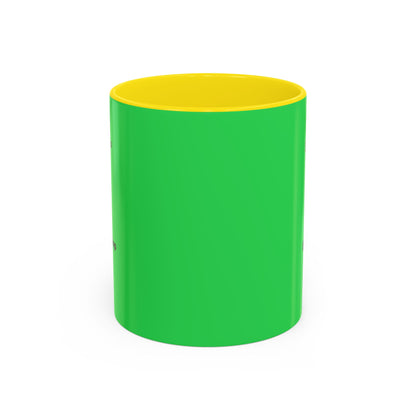 Accent Coffee Mug — 'Shop and Snacks' QR Code Promotional Coffee Mug (11/15 oz)