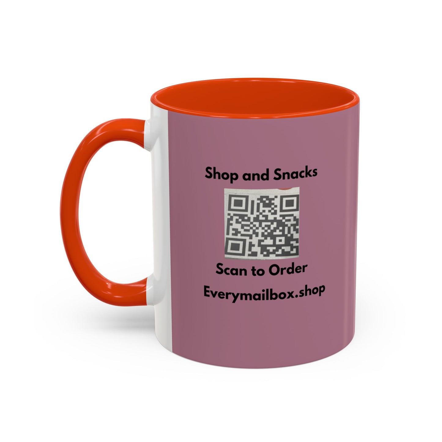 Shop & Snacks QR Code Coffee Mug | Custom Color 11oz & 15oz | Northeast Philly