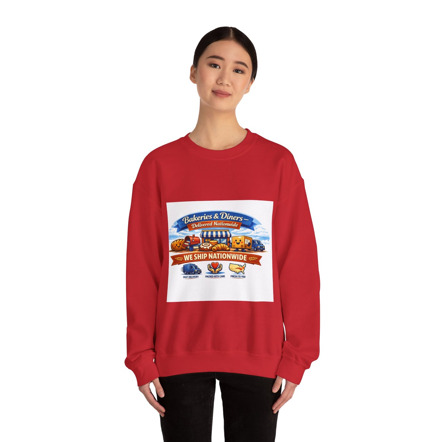 Bakery Diner Crewneck Sweatshirt – Unisex Heavy Blend™