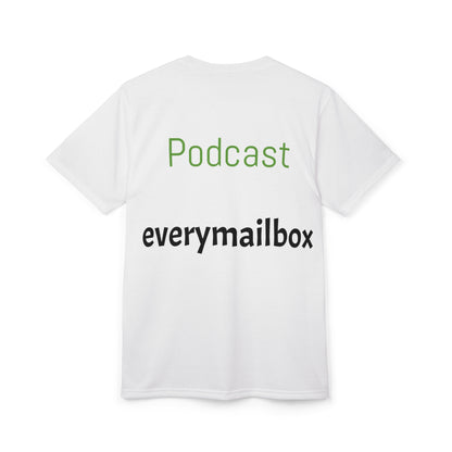 Unisex Cut & Sew Tee - everymailbox.talk Podcast Design