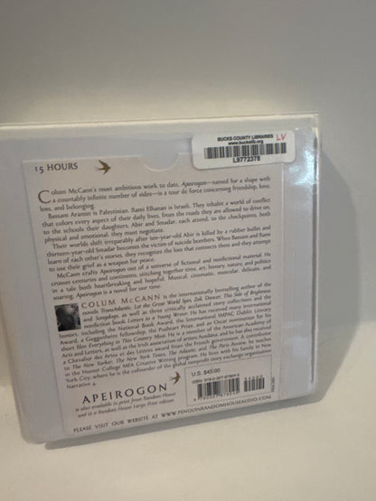 Apeirogon - Colum McCann | Fiction Novel