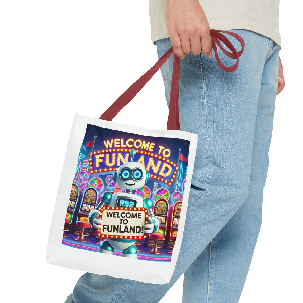 Robot Funland Tote: Adventure in Every Carry