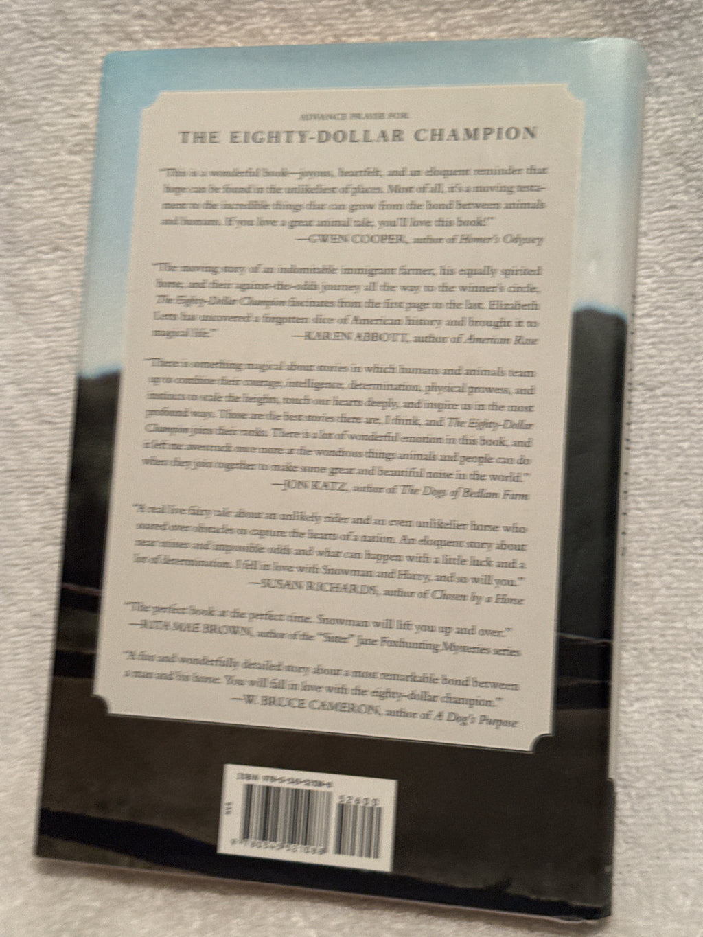 The Eighty-Dollar Champion by Elizabeth Letts - Hardcover | New York Times Bestseller