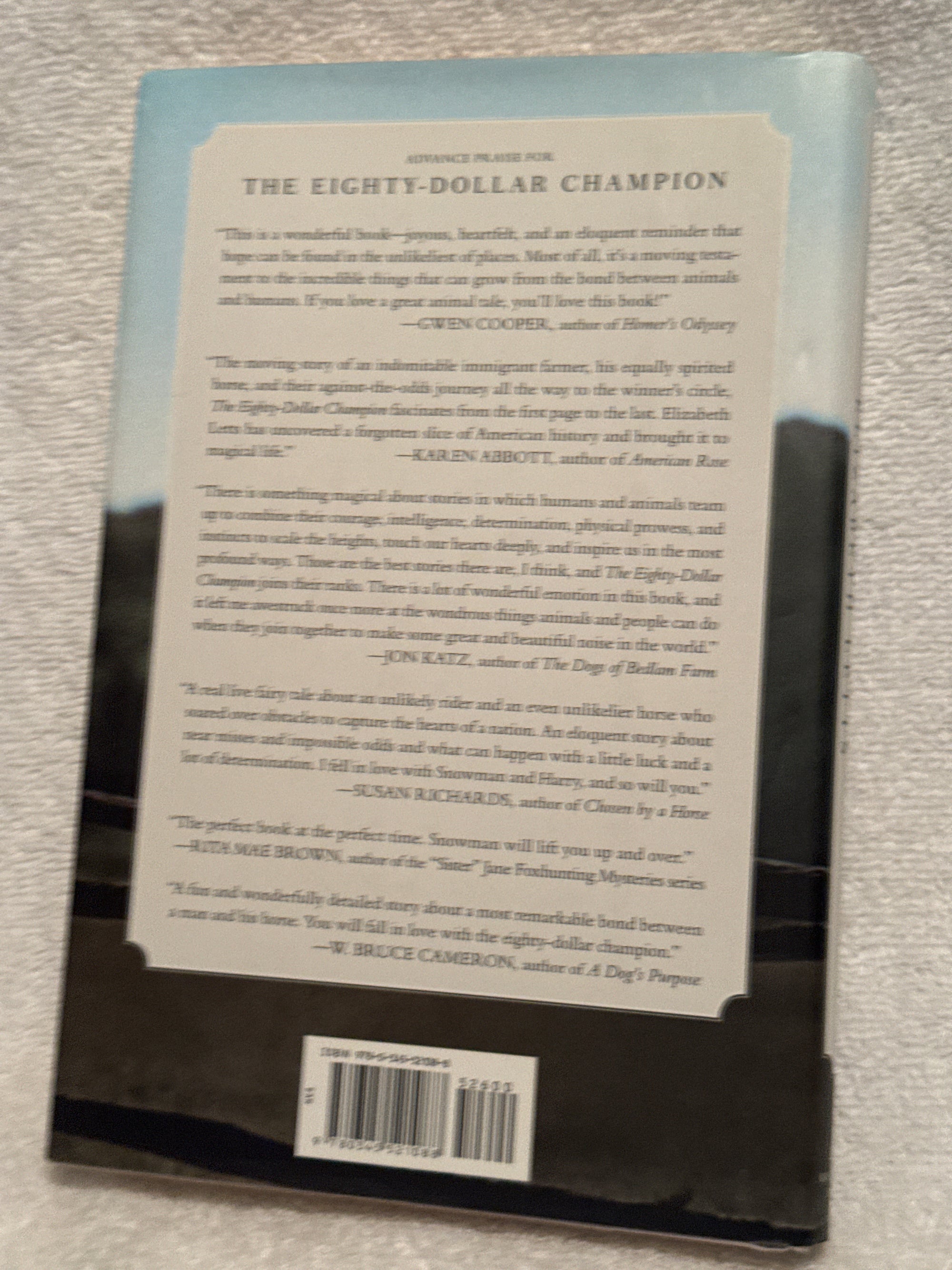 The Eighty-Dollar Champion by Elizabeth Letts - Hardcover | New York Times Bestseller