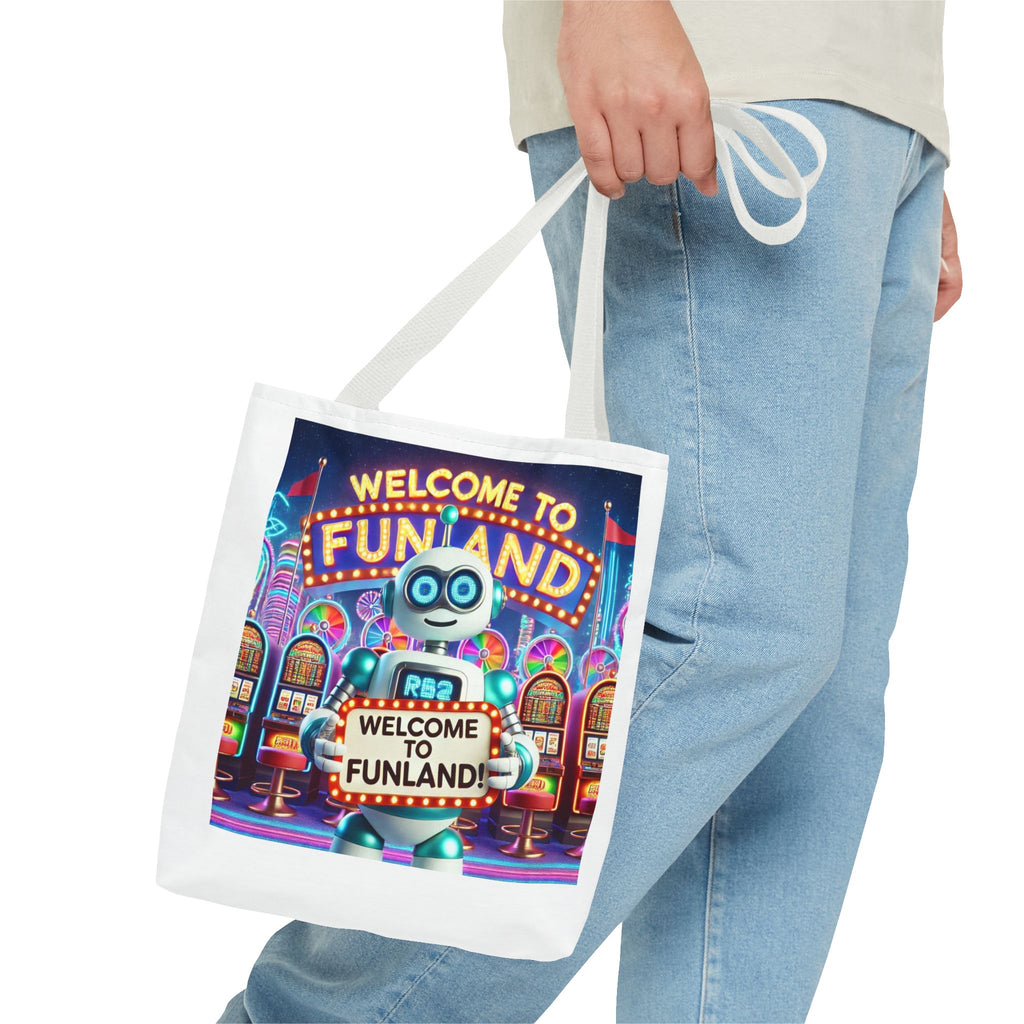 Robot Funland Tote: Adventure in Every Carry