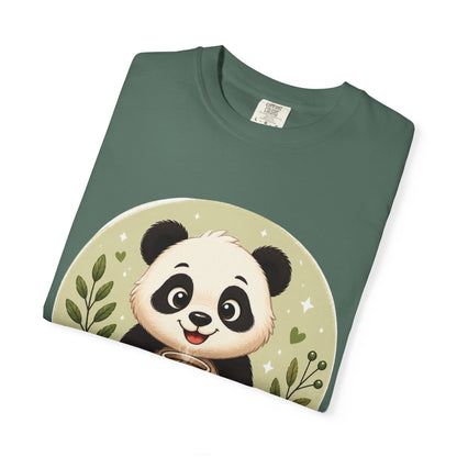 Good Energy Panda T-Shirt | Positive Vibes Cute Panda Graphic Tee for Women Men | Funny Motivational Animal Shirt | Soft Unisex Tee S–2XL