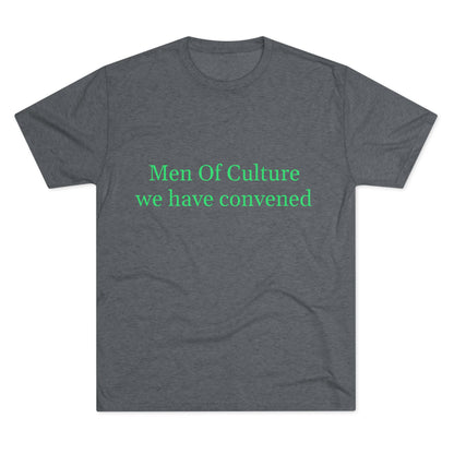 Men of Culture Tri‑Blend Tee with Fast Delivery