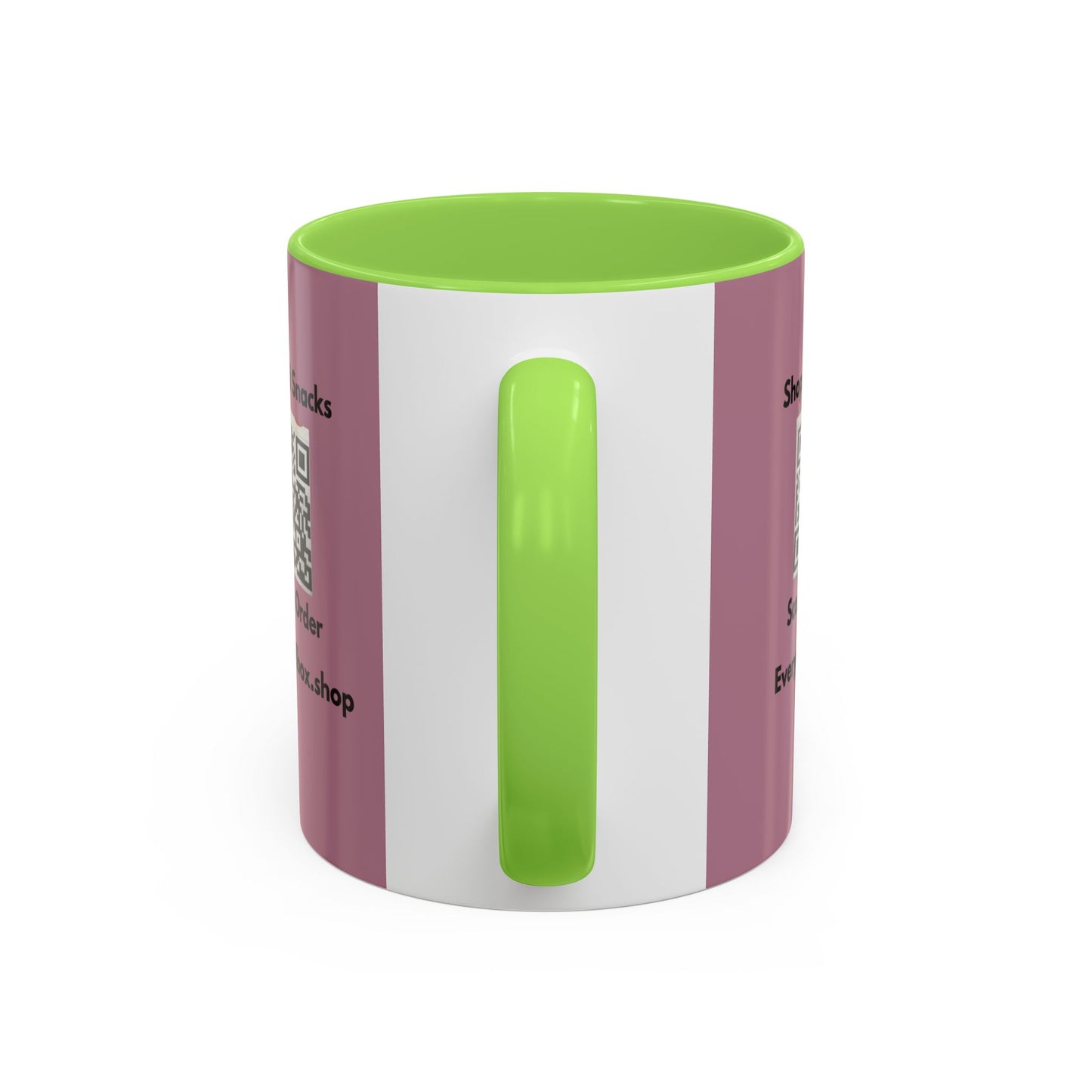 Shop & Snacks QR Code Coffee Mug | Custom Color 11oz & 15oz | Northeast Philly