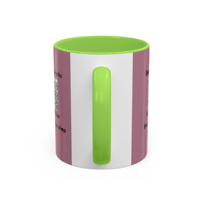 Shop & Snacks QR Code Coffee Mug | Custom Color 11oz & 15oz | Northeast Philly