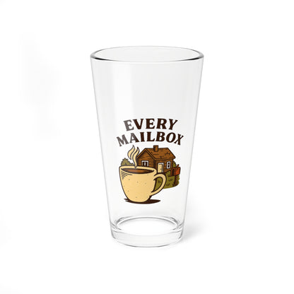 Every Mailbox Cozy Coffee House Mixing Glass | 16oz Drinkware