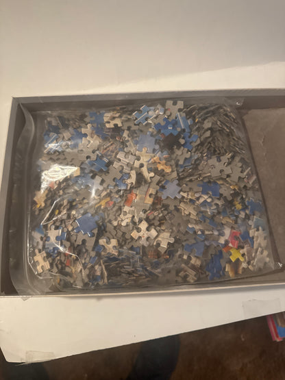 Mindbogglers Marina Jigsaw Puzzle Completed – No Box
