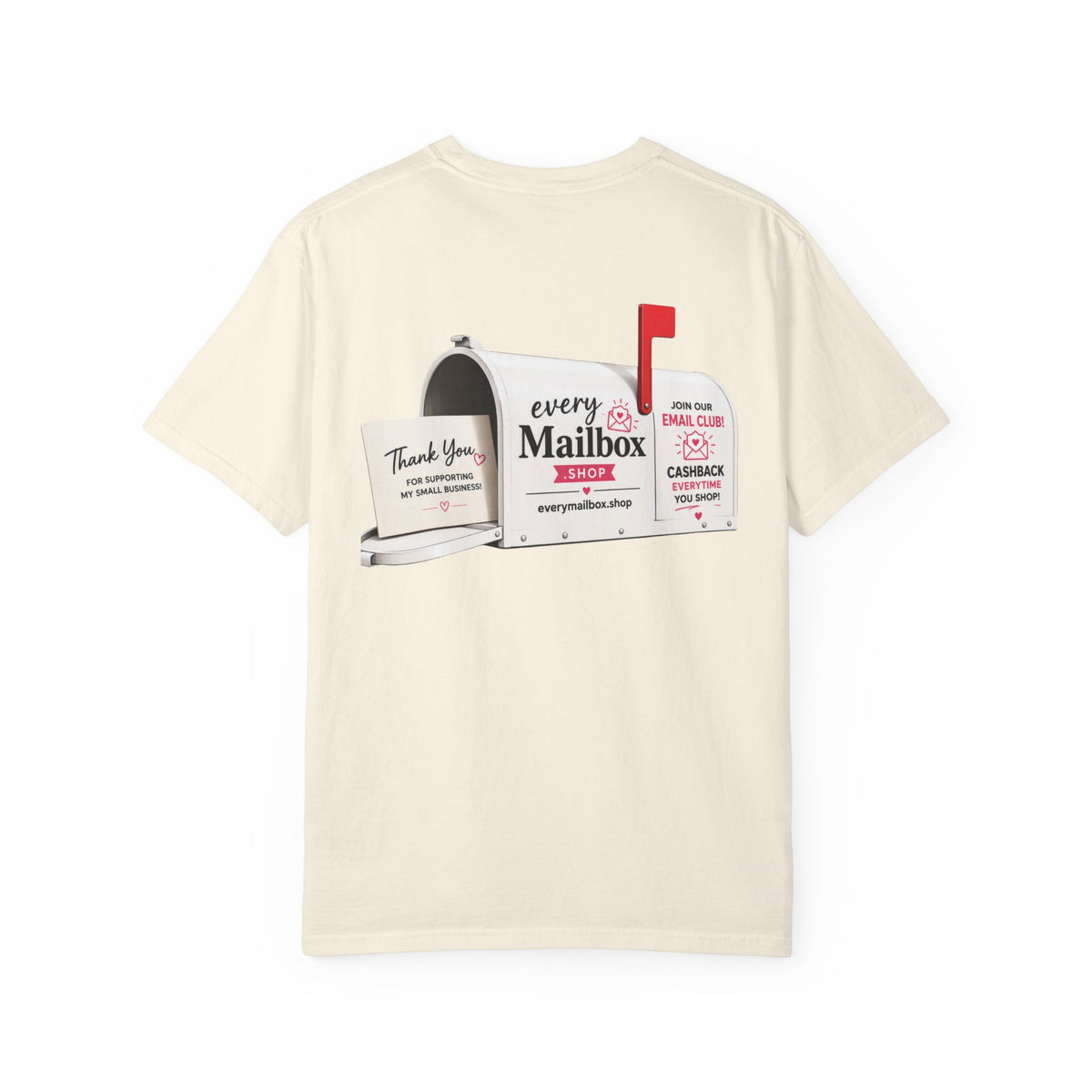 EveryMailbox.shop Logo T‑Shirt — Mailbox Graphic Tee