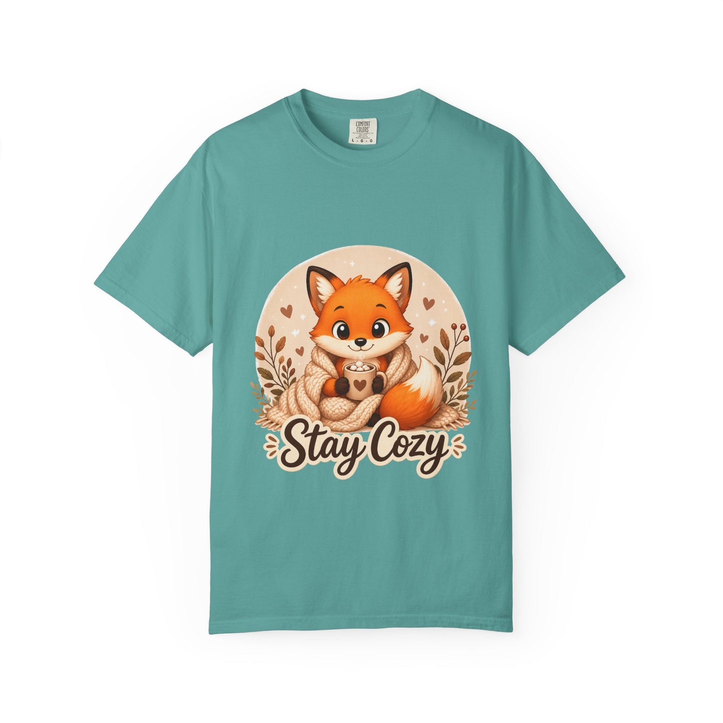 Stay Cozy Fox T-Shirt | Cute Autumn Woodland Graphic Tee