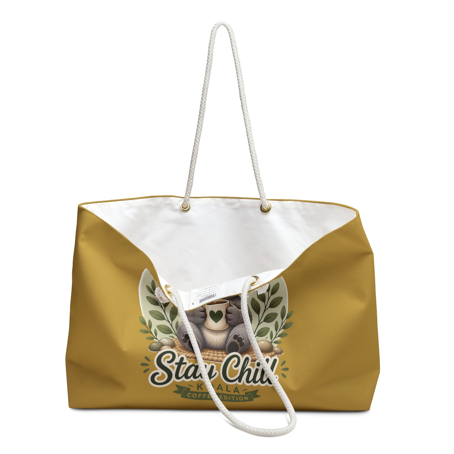 Stay Chill Koala Weekender Bag — Cute Travel Tote