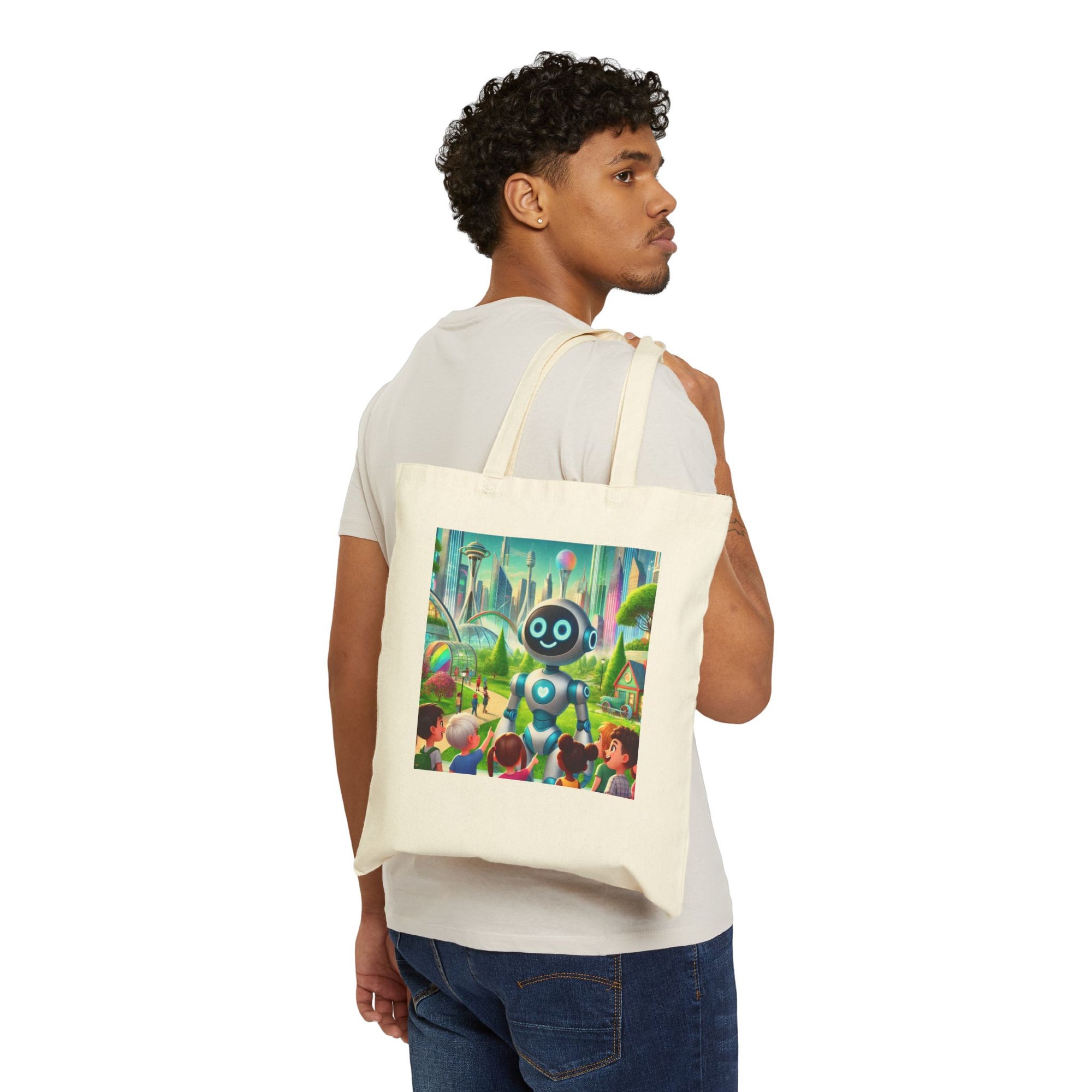 Canvas Tote Bag - Discover What Can Chat Do For You