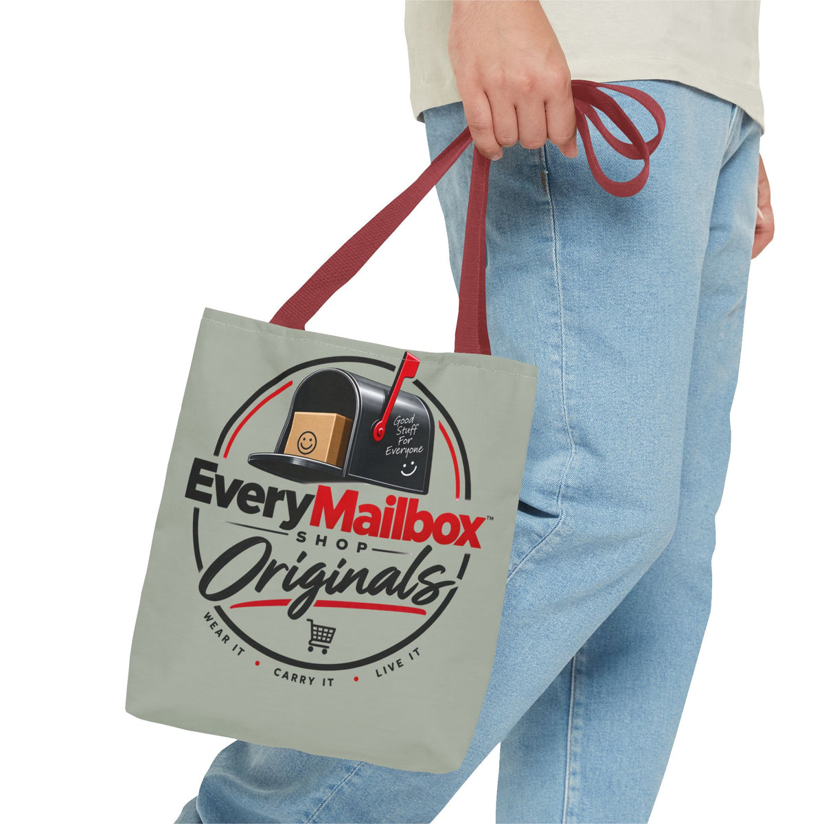 EveryMailbox Originals Logo Tote Bag – Mail Carrier & Delivery Enthusiast Canvas Tote