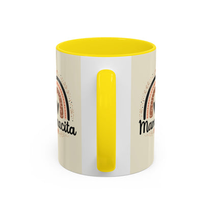 Mamacita Coffee Mug | Pink Rainbow Heart Accent Mug
