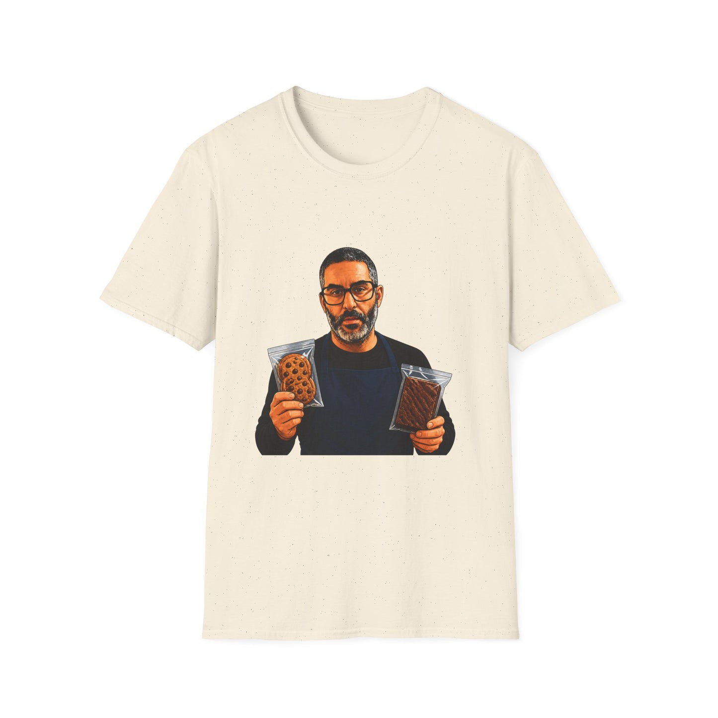 Money Man Graphic T-Shirt – Bold Wallet Portrait Tee for Men