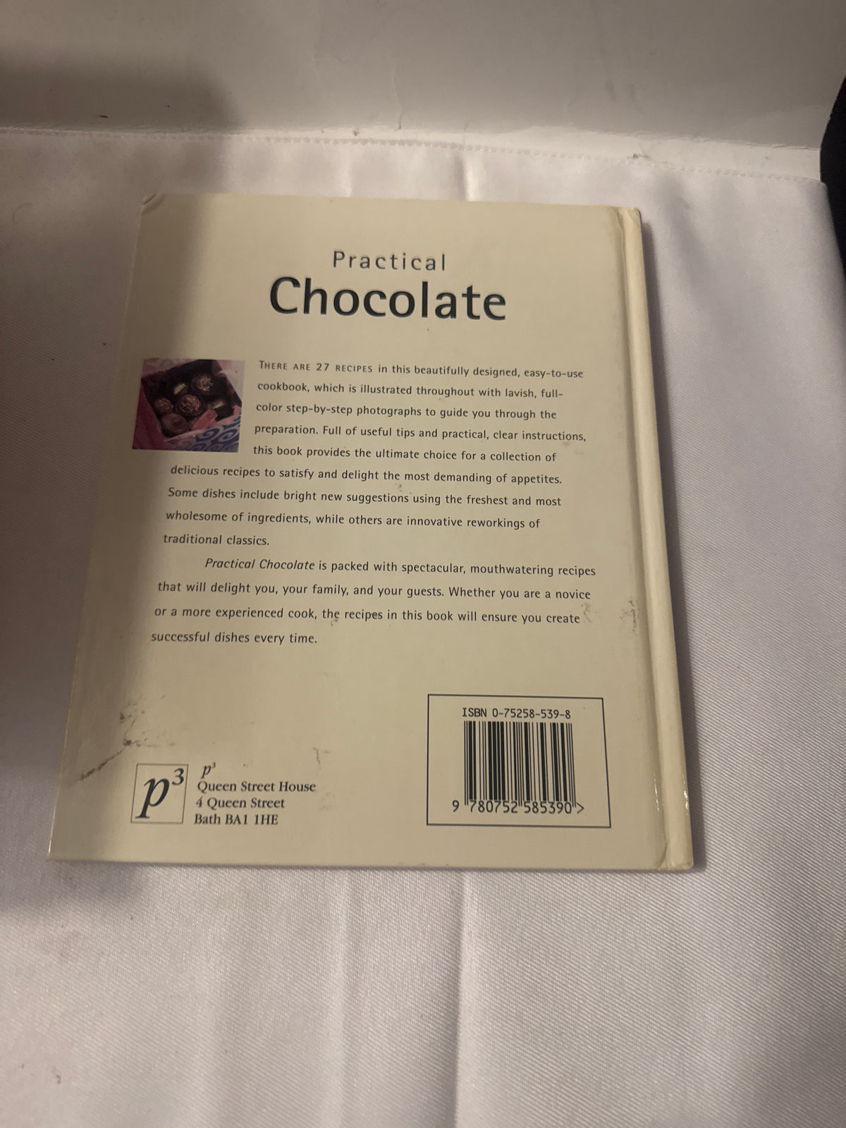 Practical Chocolate Cookbook 27 Recipes Hardcover Step-by-Step Photos