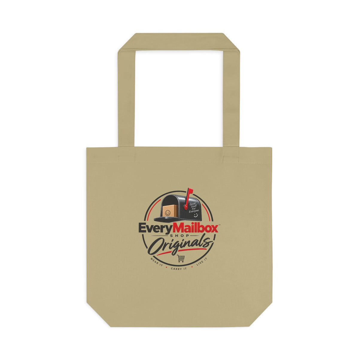 Cotton Tote Bag - Mailbox Graphic Reusable Shopping Bag
