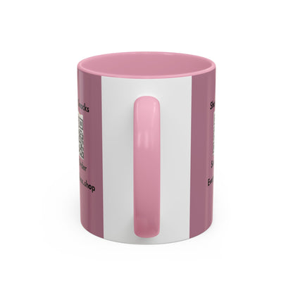 Shop & Snacks QR Code Coffee Mug | Custom Color 11oz & 15oz | Northeast Philly