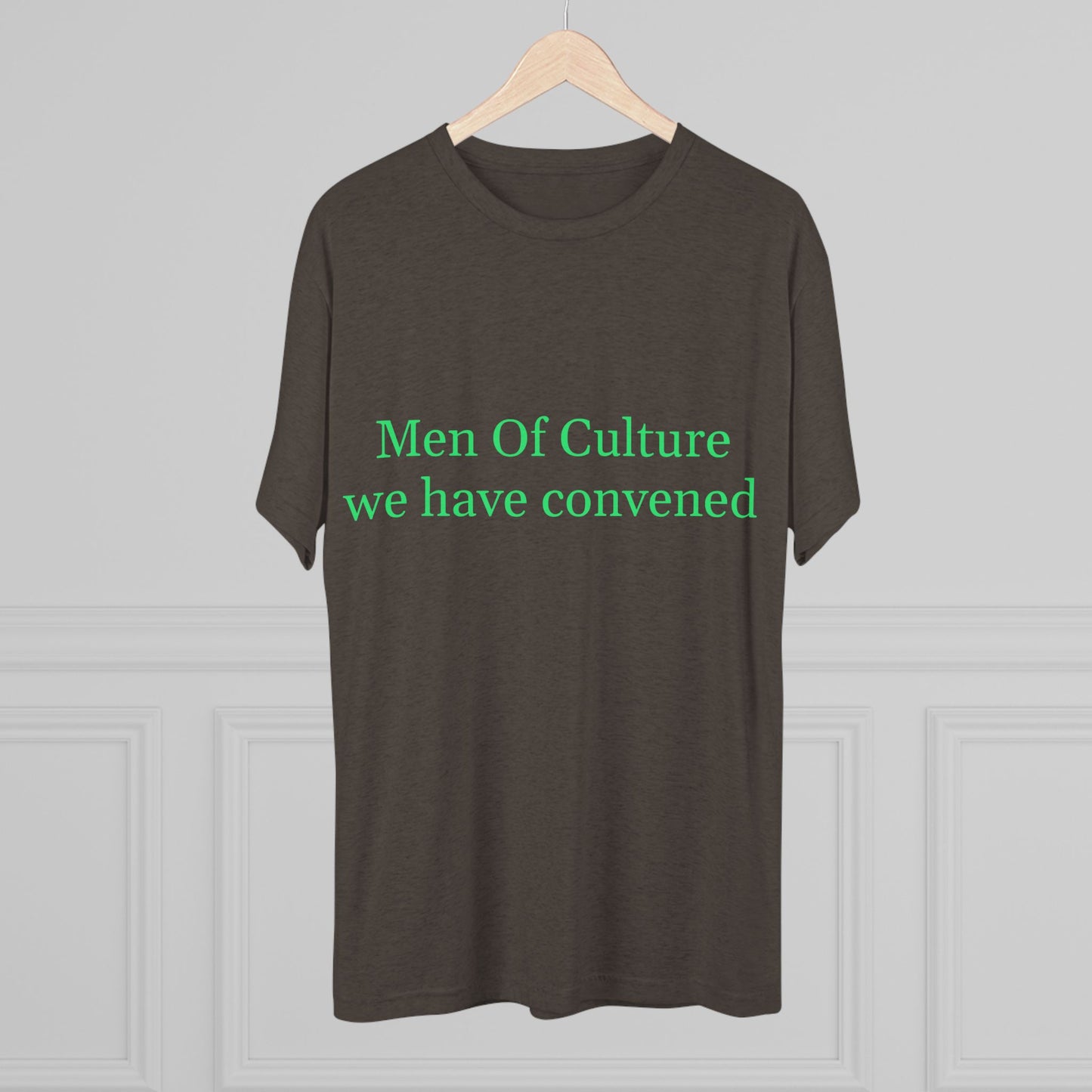 Men of Culture Tri‑Blend Tee with Fast Delivery