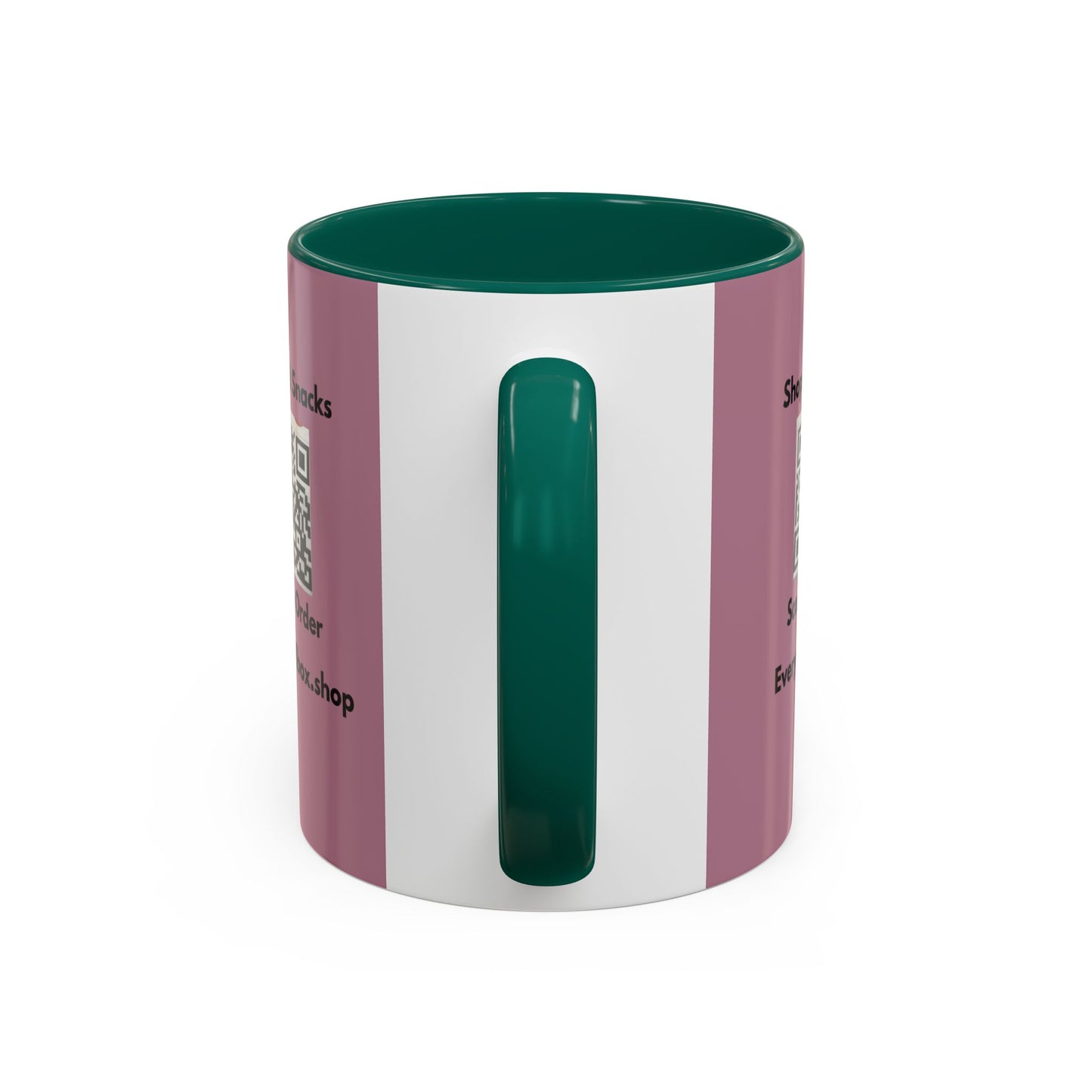 Shop & Snacks QR Code Coffee Mug | Custom Color 11oz & 15oz | Northeast Philly